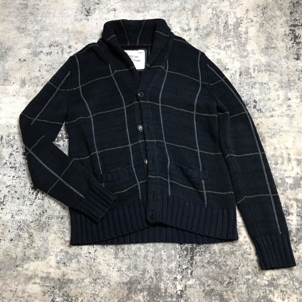 Men's AMERICAN EAGLE AEO Chunky Knit Cardigan